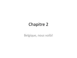 chapitre 2
