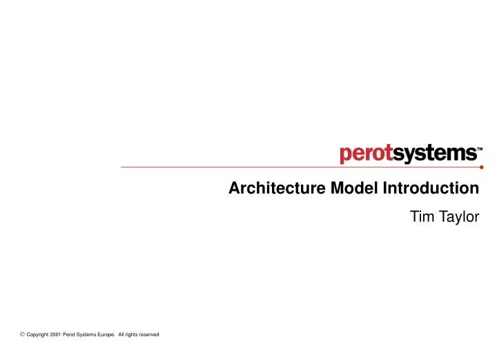 architecture model introduction