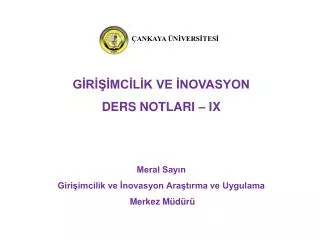 ankaya n vers tes