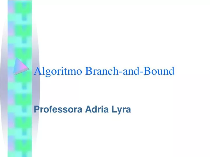 algoritmo branch and bound