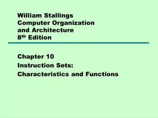 william stallings computer organization and architecture 8 th edition