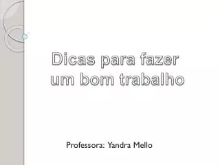 professora yandra mello
