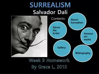 Surrealism Salvador Dali