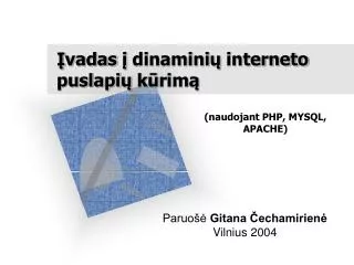 vadas dinamini internet o puslapi k rim