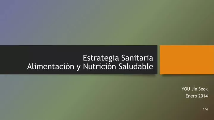 estrategia sanitaria alimentaci n y nutrici n saludable