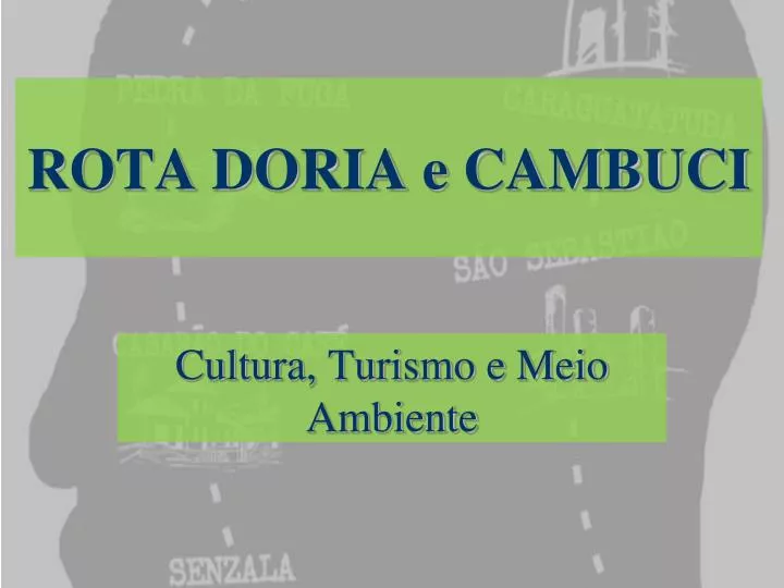 rota doria e cambuci