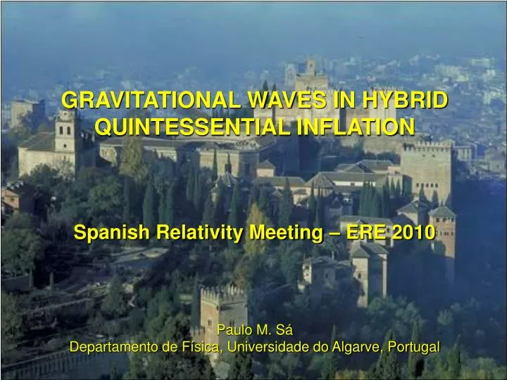 gravitational waves in hybrid quintessential inflation