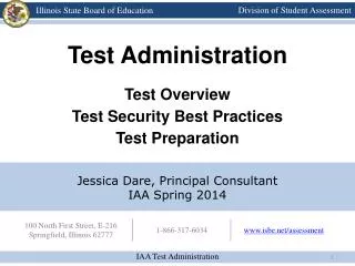 Jessica Dare, Principal Consultant IAA Spring 2014