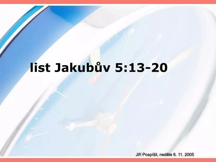 list jakub v 5 13 20