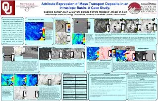 Attribute Expression of Mass Transport Deposits in an Intraslope Basin- A Case Study.