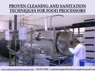 Proven Cleaning and Sanitation Techniques for Food Processor