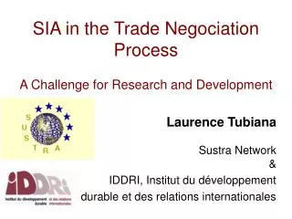 SIA in the Trade Negociation Process