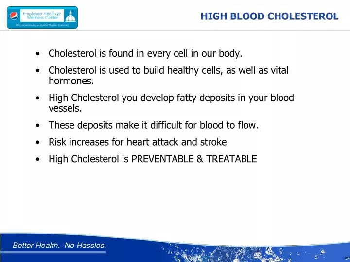 high blood cholesterol