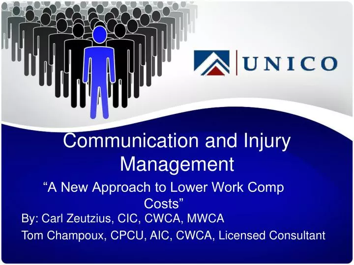 communication and injury management