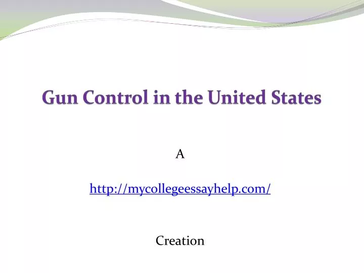 gun control in the united states