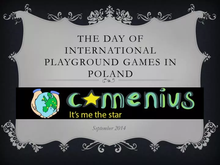 the day of international playground games in poland