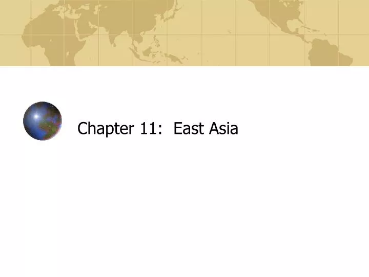 chapter 11 east asia