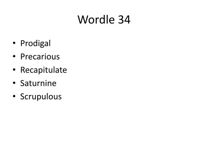 wordle 34