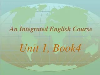 Unit 1, Book4