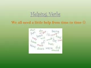 Helping Verbs