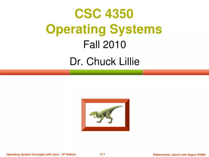 csc 4350 operating systems