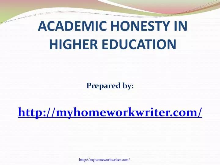 academic honesty in higher education