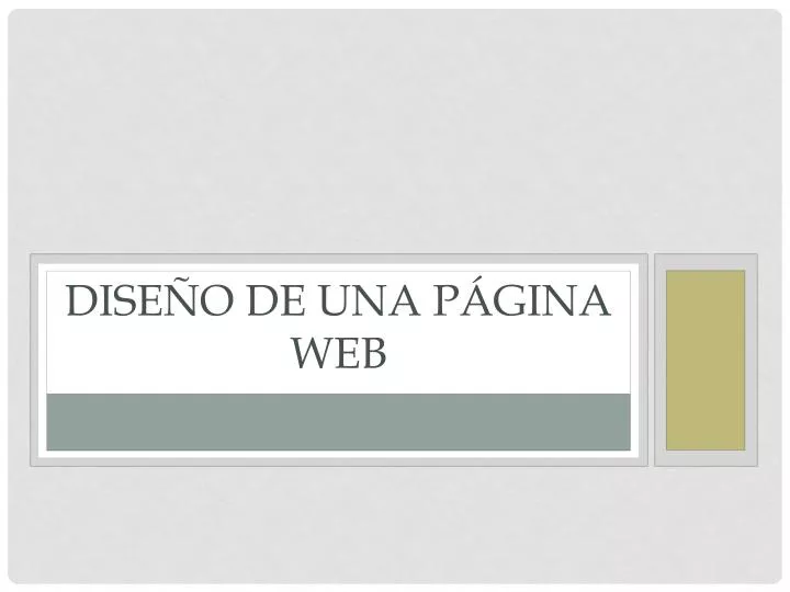 dise o de una p gina web