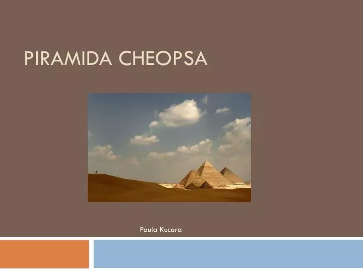 piramida cheopsa