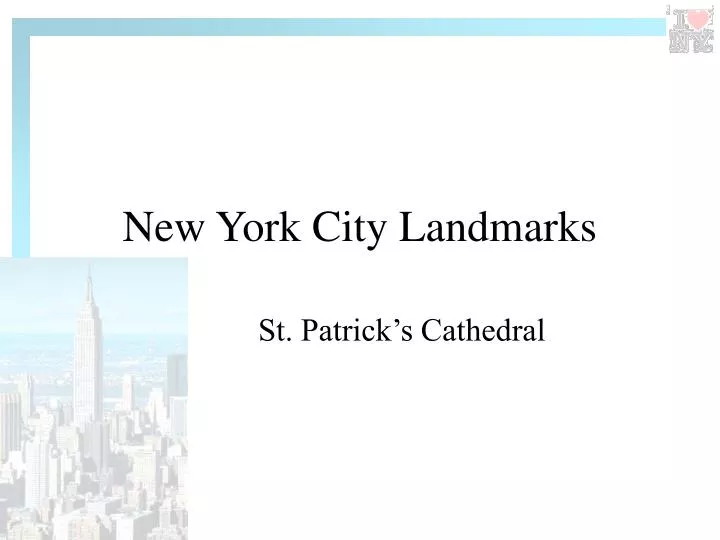 new york city landmarks