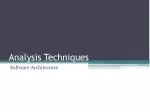Analysis Techniques - slide 1