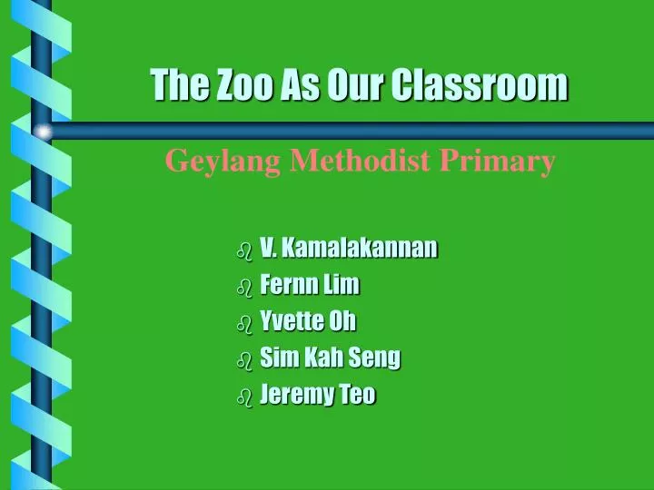 the zoo as our classroom