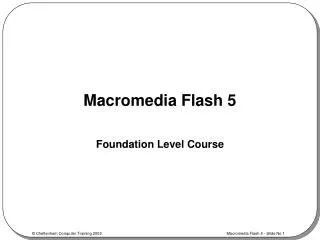 Macromedia Flash 5