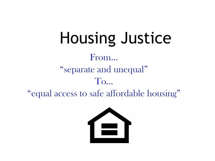 housing justice