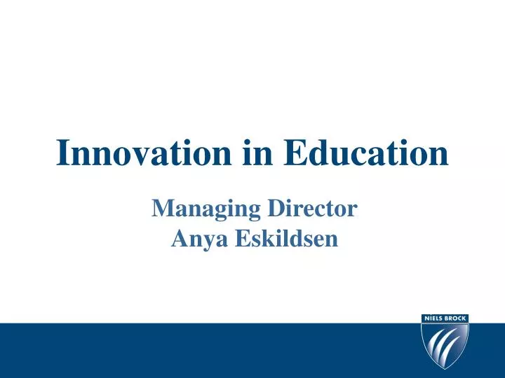 innovation in education