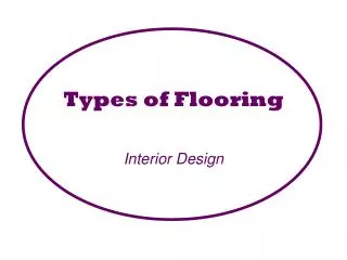 Types of Flooring