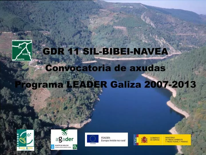 gdr 11 sil bibei navea convocatoria de axudas programa leader galiza 2007 2013