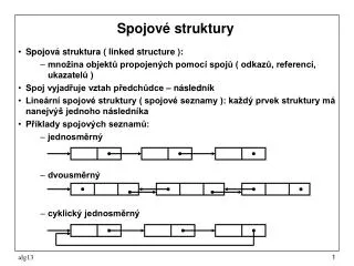 spojov struktury