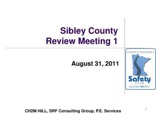 Sibley County Review Meeting 1