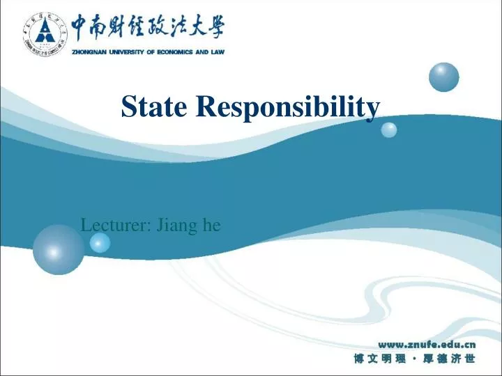state responsibility