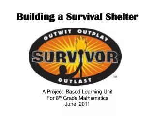 Building a Survival Shelter