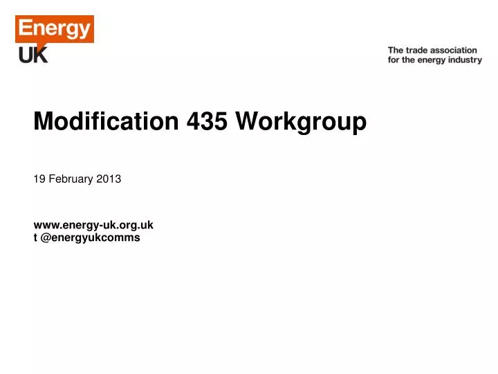 modification 435 workgroup