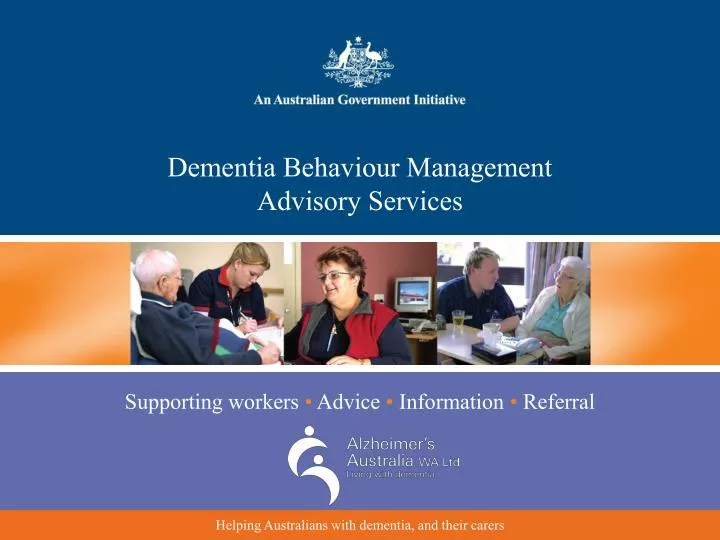 dementia behaviour management advisory services