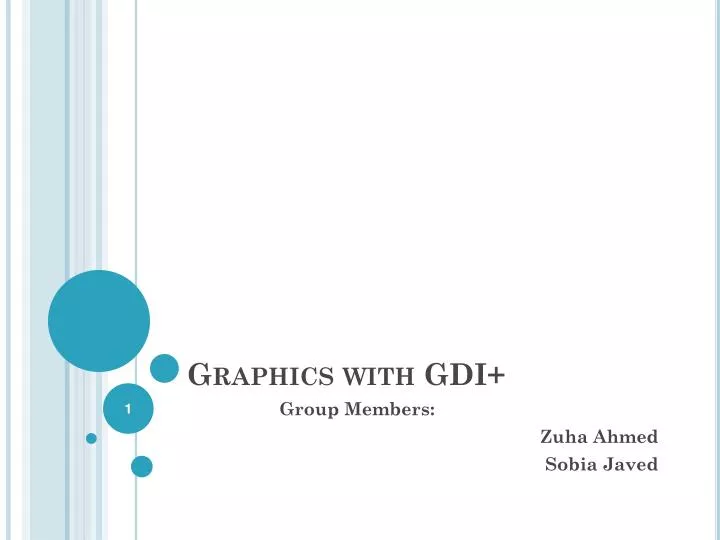 graphics with gdi