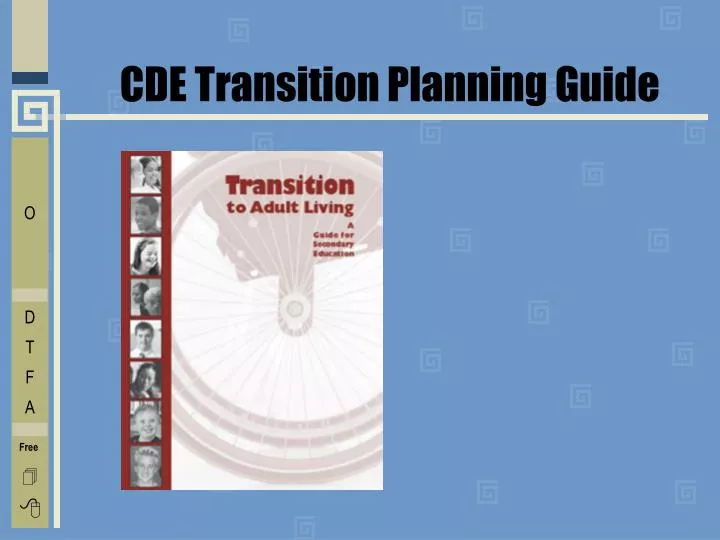 cde transition planning guide