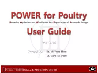 POWER for Poultry