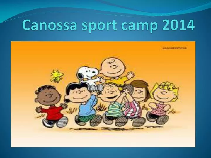 canossa sport camp 2014