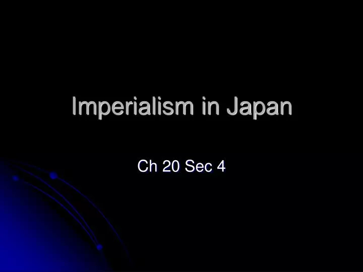 imperialism in japan