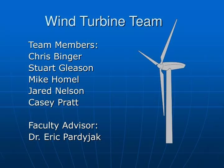 wind turbine team