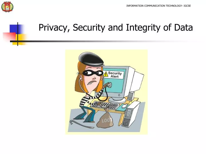privacy security and integrity of data