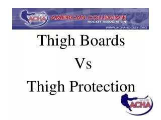 Thigh Boards Vs Thigh Protection